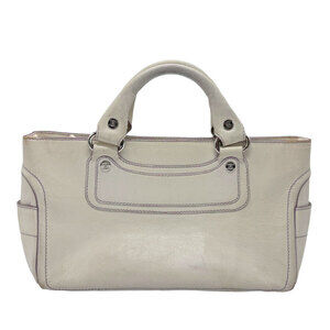 Celine Boogie Bag White Leather
